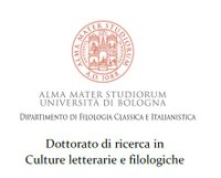 Dottorato in Culture letterarie e filologiche