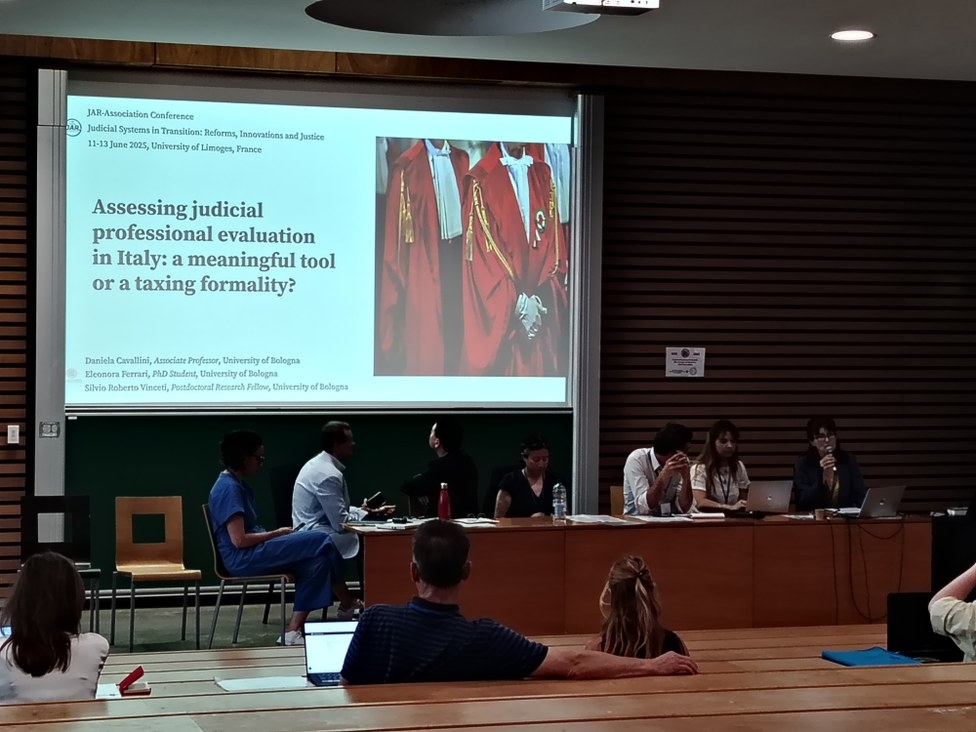 Article presentation: “Assessing Judicial Professional Evaluation in Italy: A Meaningful Tool or a Taxing Formality?”, by Prof. Cavallini and Dr. Ferrari