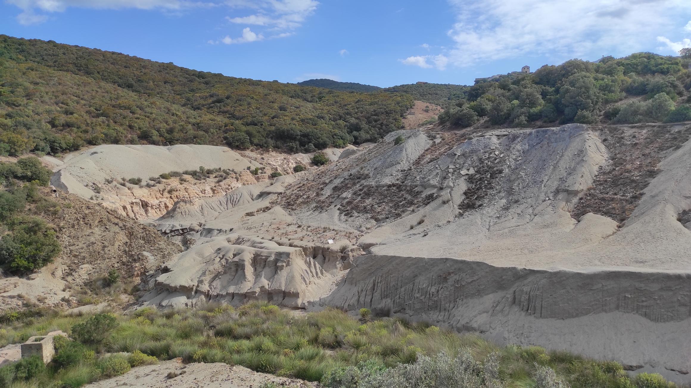 Materiali di risulta da attivita mineraria con intensa erosione