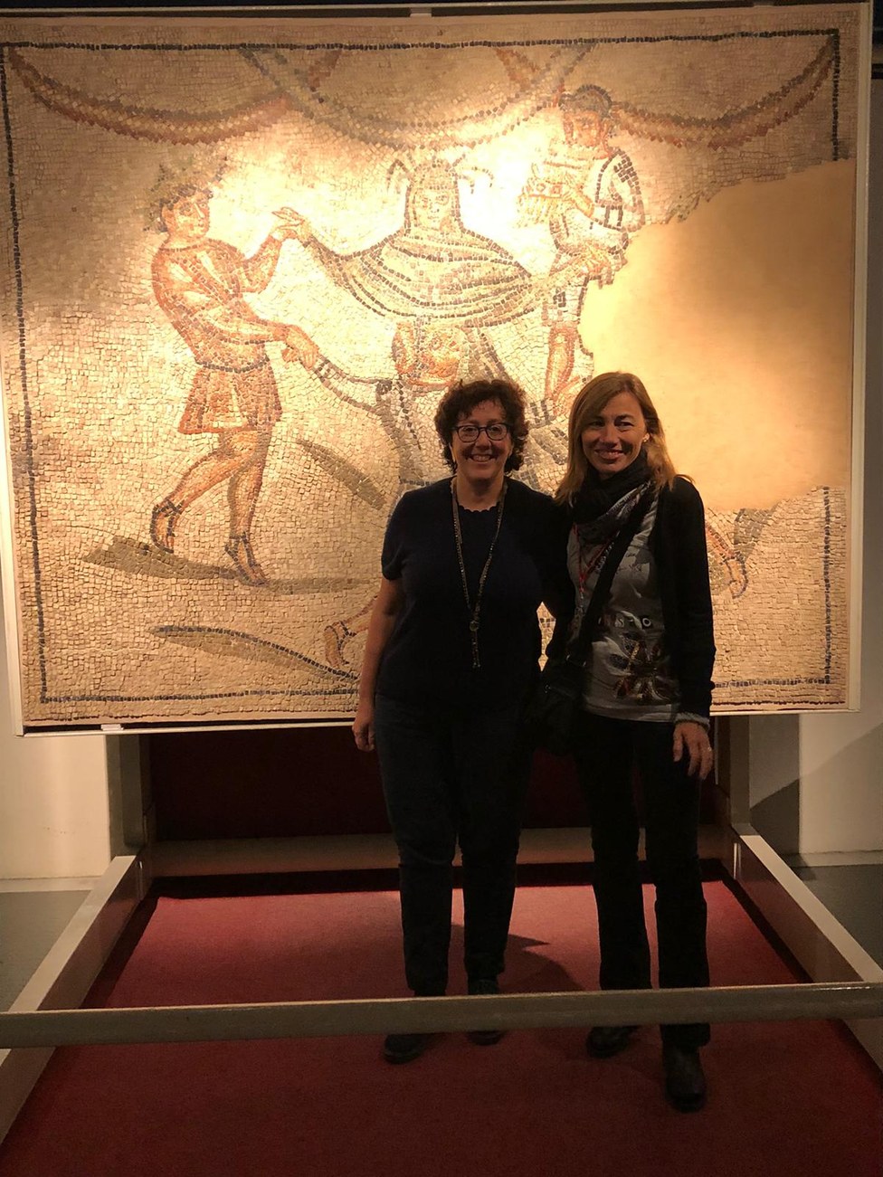 Domus dei Tappeti di Pietra, Professoressa Isabella Baldini e Dottoressa Carla Sfameni