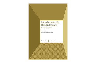 Single-colour cover of the volume "Introduzione alla World Literature. Percorsi e prospettive", published by Carocci.