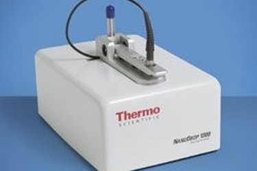 Immagine dello spettrofotometro UV/VI Nanodrop 1000 (ThermoFisher)