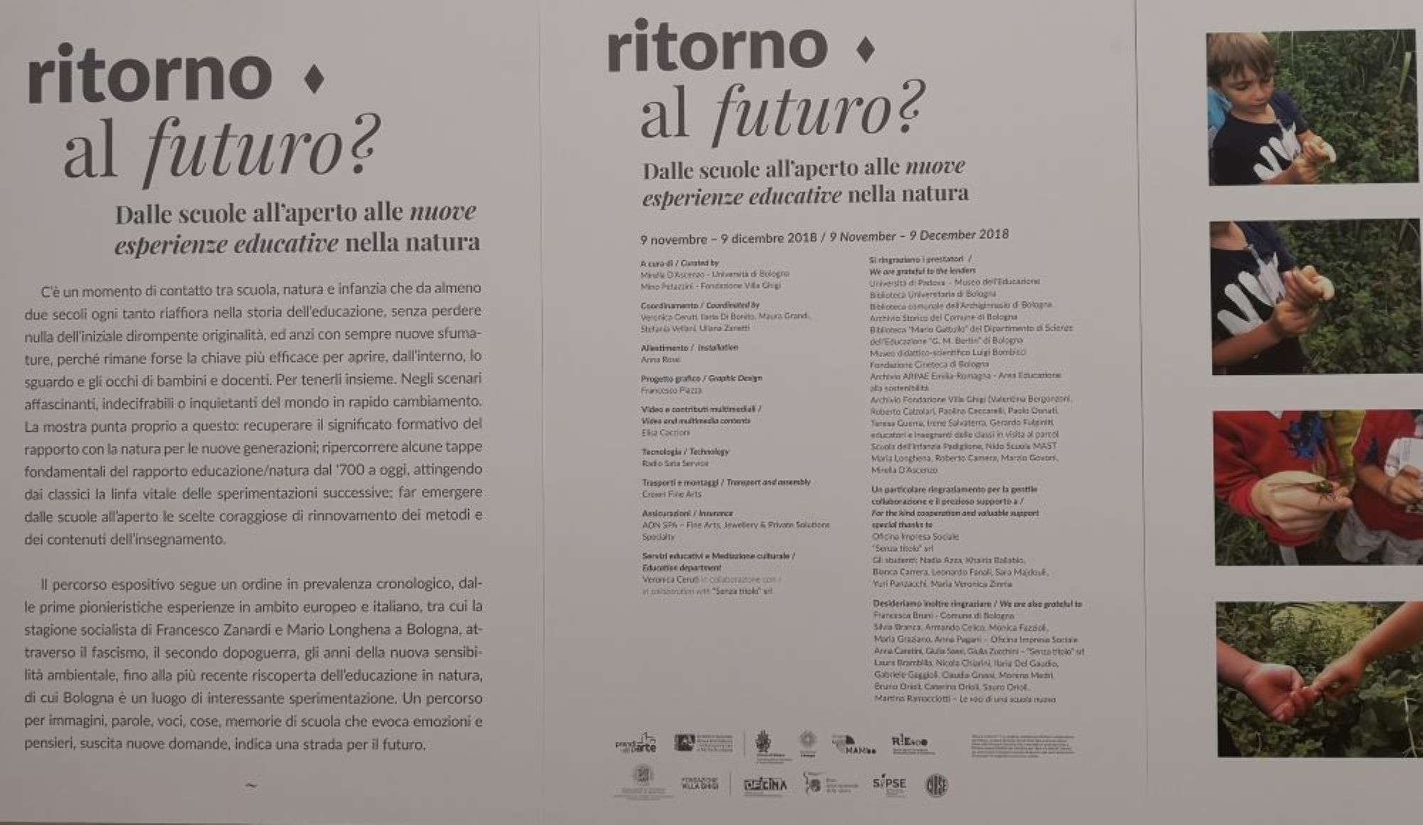 Pannello introduttivo della Mostra