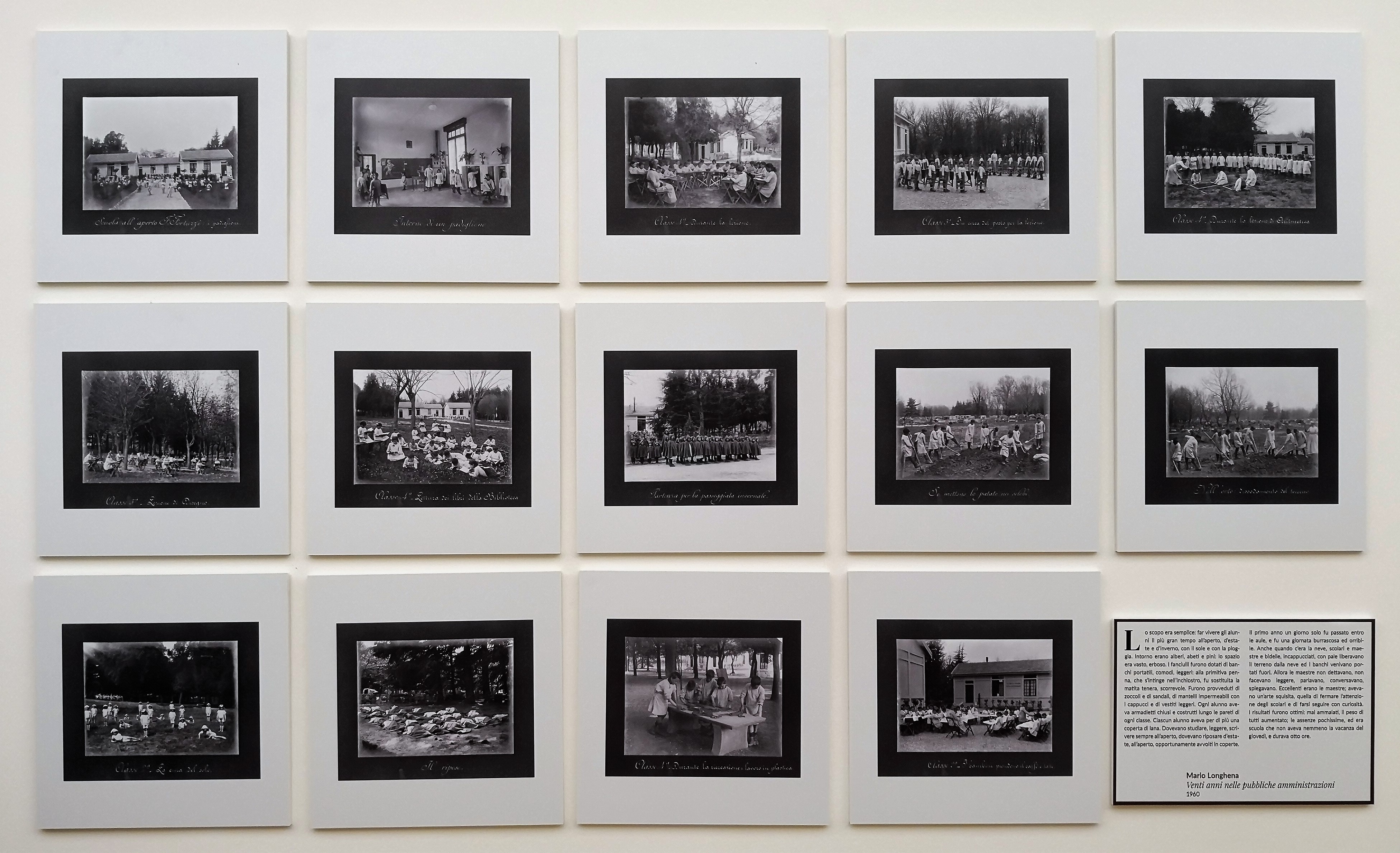 Le scuole Fortuzzi nel 1919 (Collezione Maria Longhena)