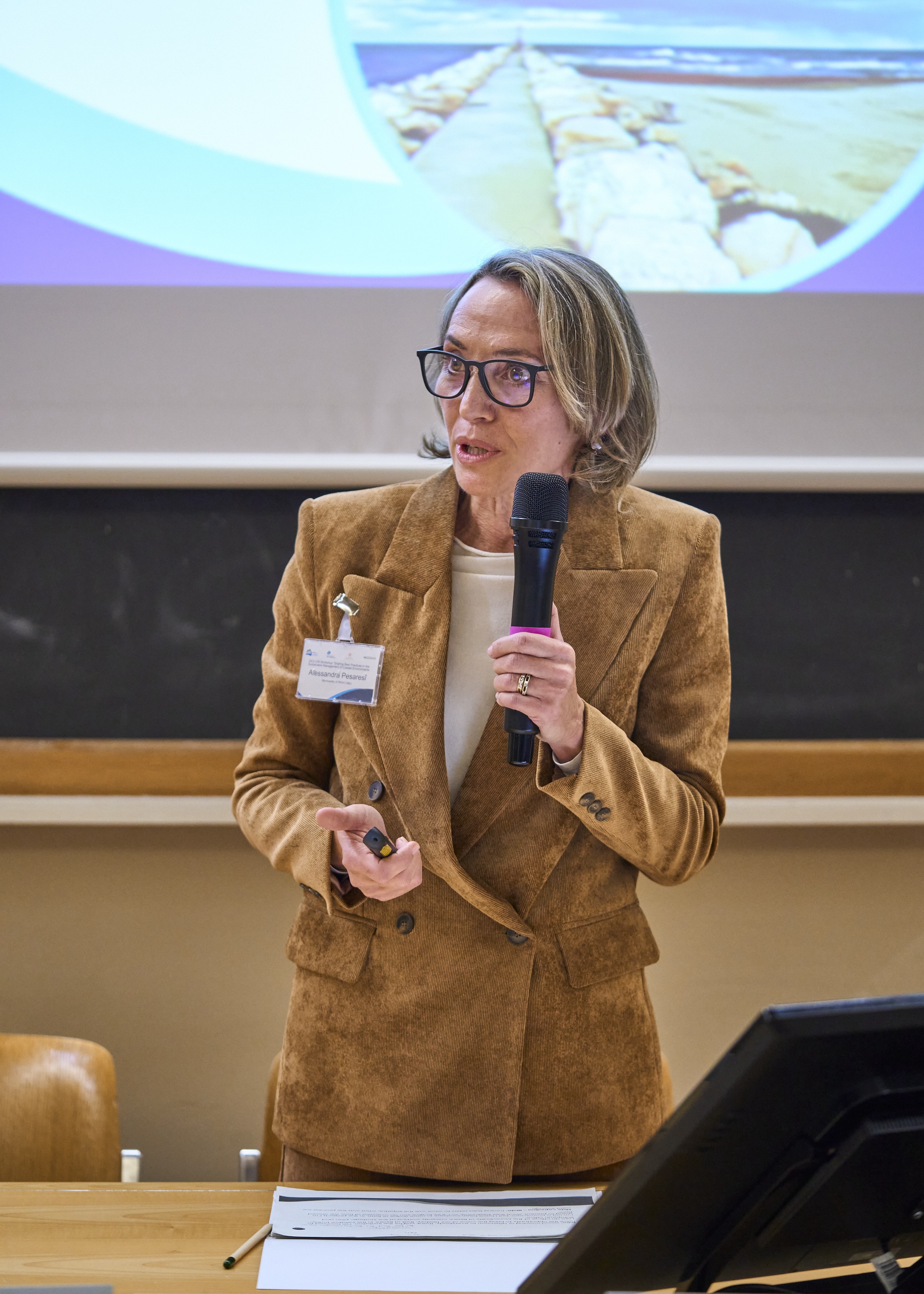 Alessandra Pesaresi presenting the Rimini case study
