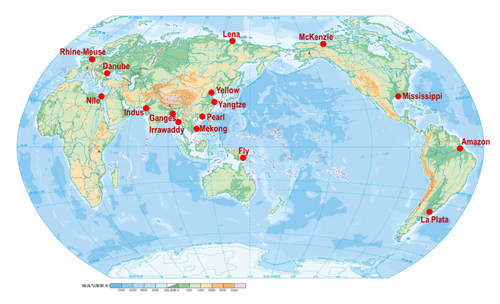 Image of a global map with dots