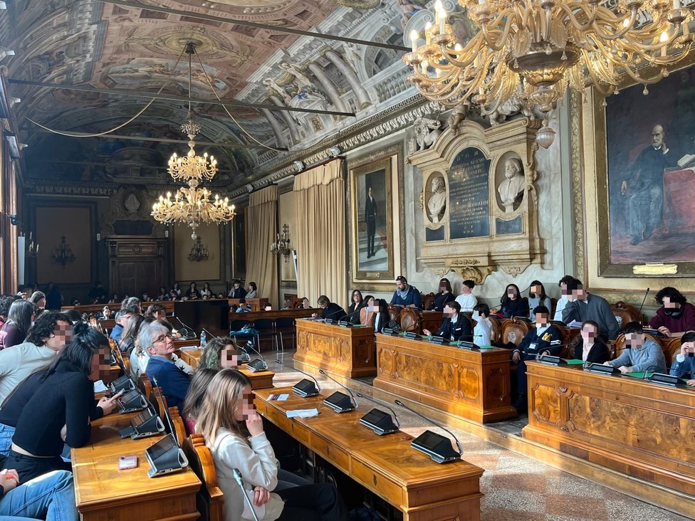 La sala del Consiglio comunale