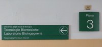 Directions sign: third floor