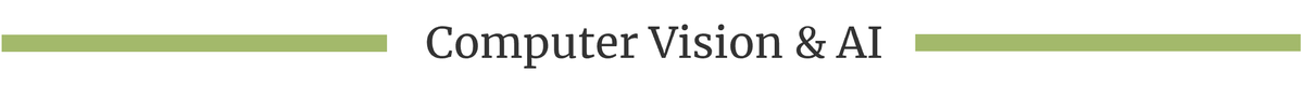 Computer vision and AI