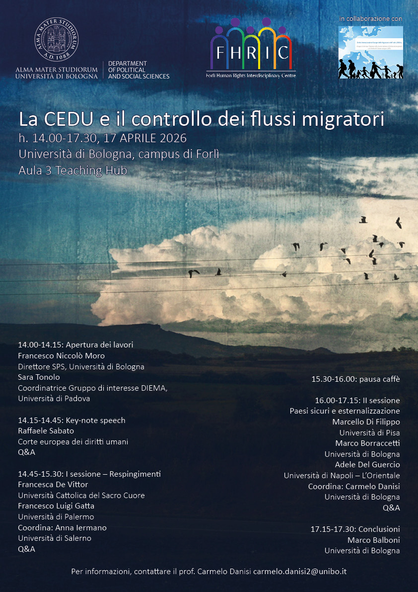 Locandina Convegno UNIBO - gruppo SIDI DIEMA - 17 aprile 2026