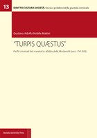 Turpis quaestus. Profili criminali del meretricio all’alba della modernità (secc. XVI-XVII)