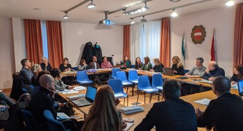 Riunione gruppo di ricerca di un progetto europeo